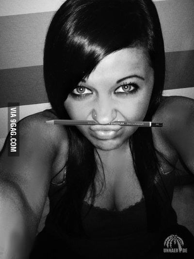 the-origin-of-duck-faces-pencil-faces-9gag