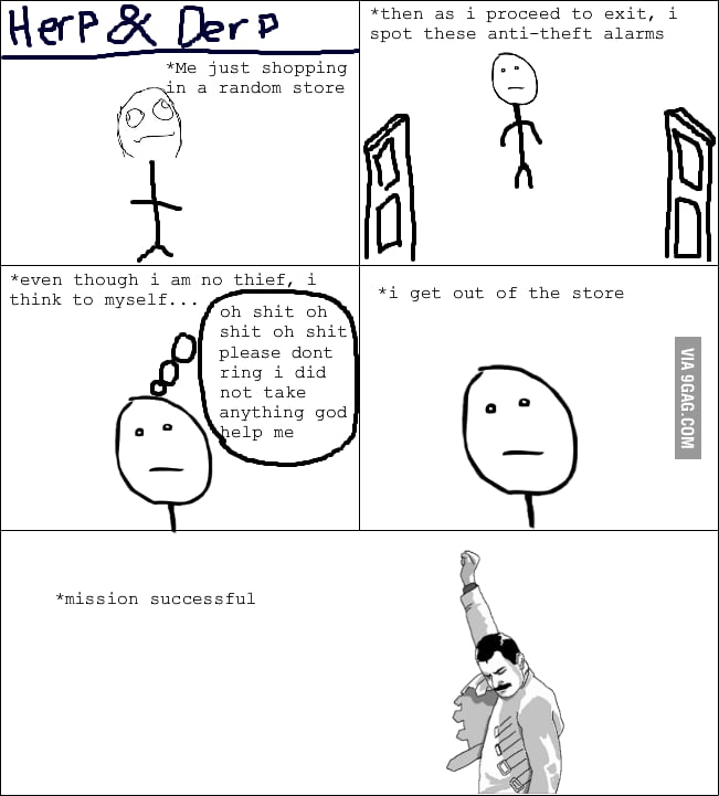 I feel nervous every time. 9GAG