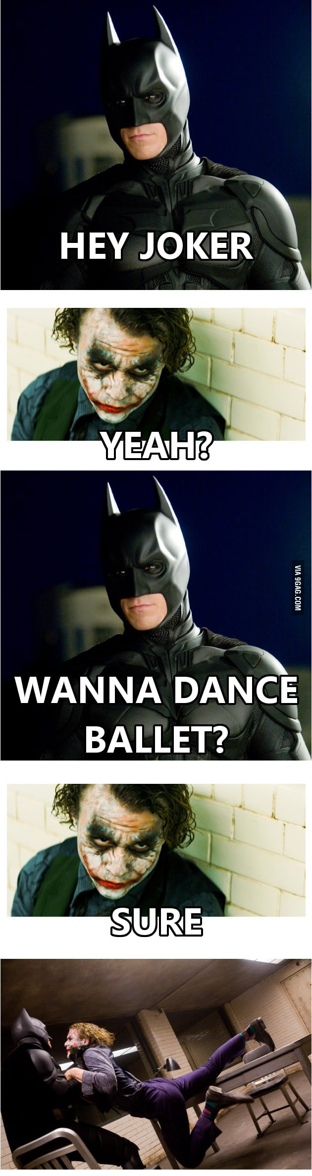 Batman and Joker wanna dance - 9GAG