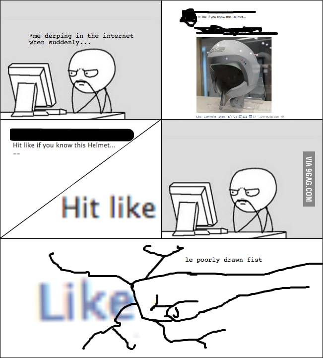 Hitting Like - 9GAG