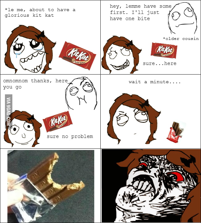 One does not simply eat a kit kat the wrong way - 9GAG