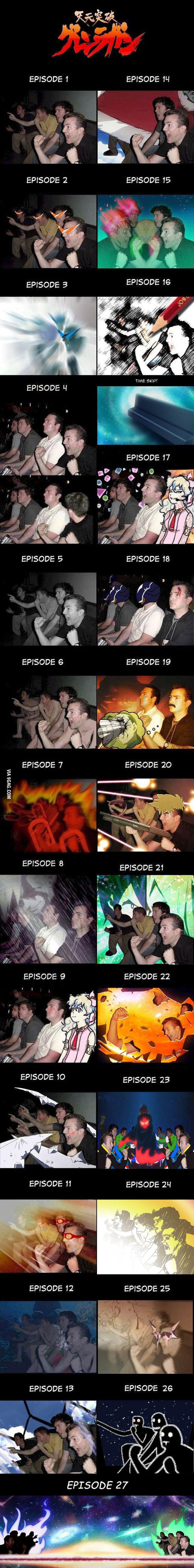 Gurren Lagann plot summary 9GAG