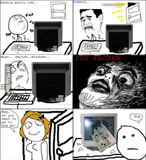 Frozen?!f**k this shit!! - 9GAG