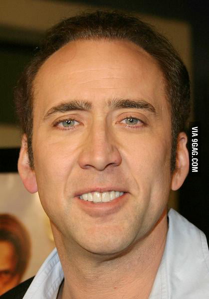 Nicolas Cage face swap - 9GAG