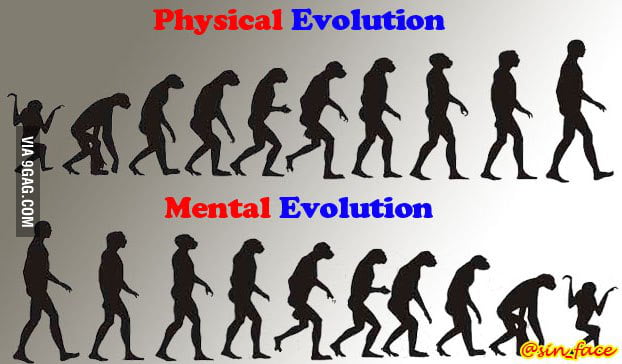 The Evolution of man kind - 9GAG