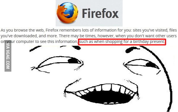 Firefox Private Browsing - 9GAG