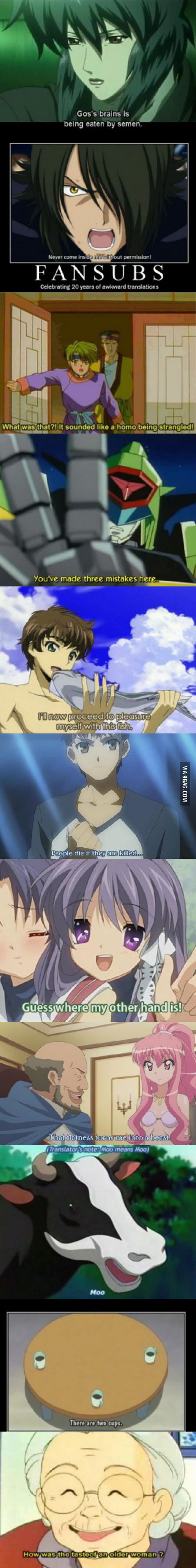 Funny anime subtitles AHAHAH - Imgflip
