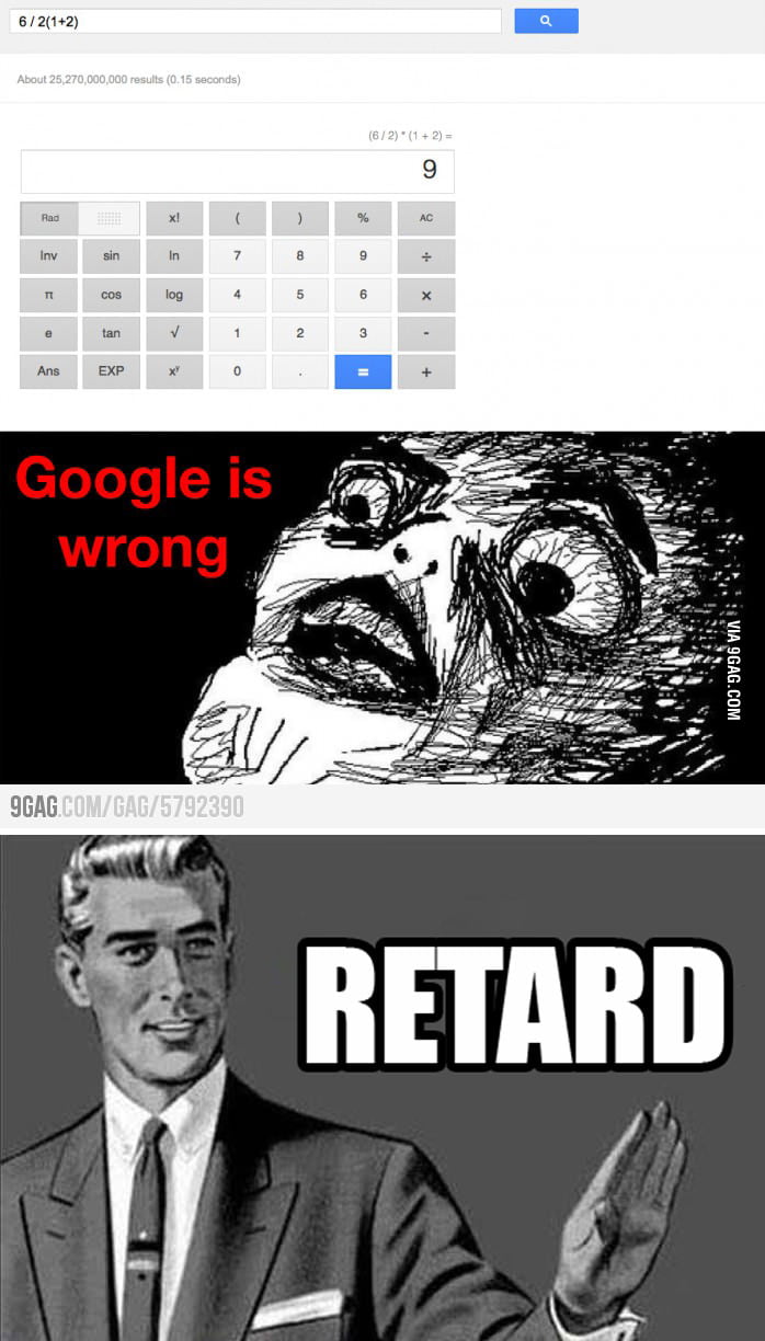 Retard guy in internet is retard! - 9GAG