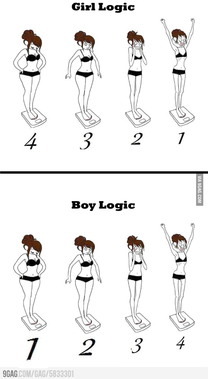 Girl Logic Vs Boy Logic You Know What I Mean 9gag 6221