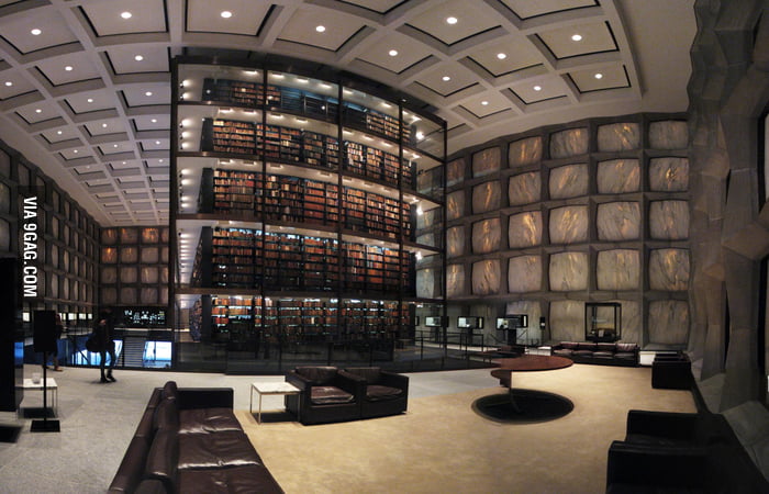 I see your library in Iran and raise you a library at Yale.