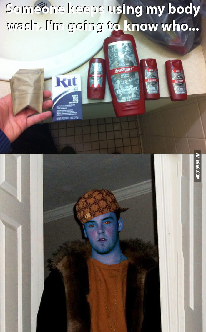 Someone keeps using my body wash. I’m going to know who… 9GAG