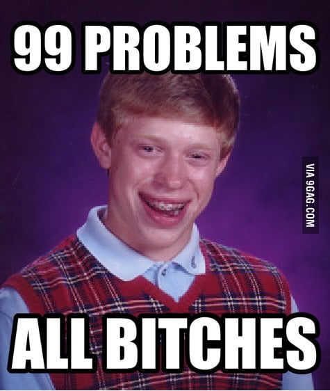 Bad Luck Brian doesn't listen to rap music ... - 9GAG