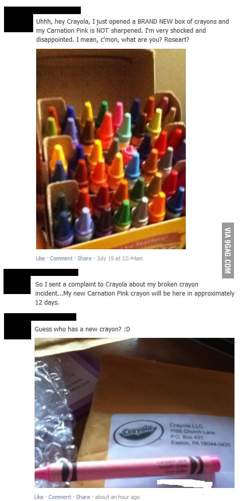 Guess who has a new crayon?