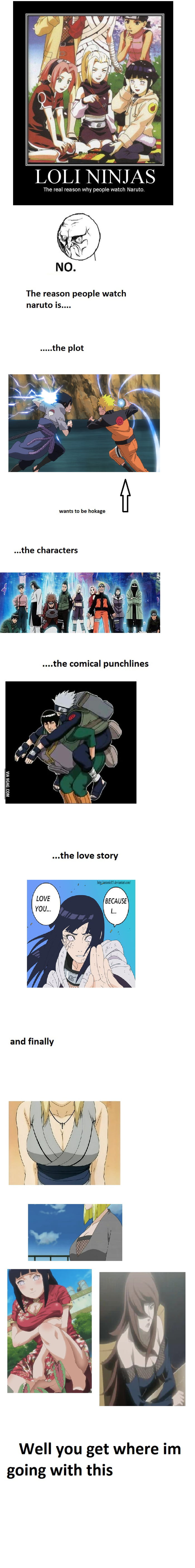 Reasons why people watch naruto 9GAG