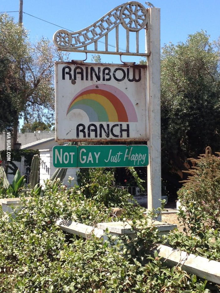 Rainbow ranch not gay just happy