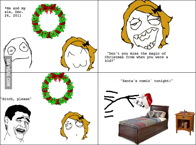 Шутки и мемы про новый год The Magic of Christmas. - 9GAG