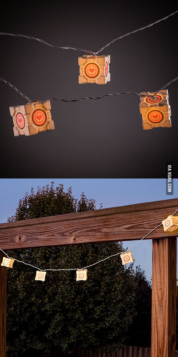 Portal Christmas Lights! 9GAG