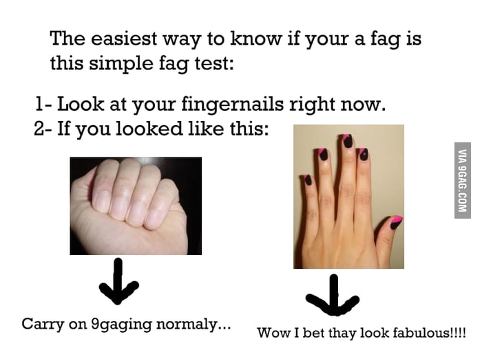 Fag test - 9GAG