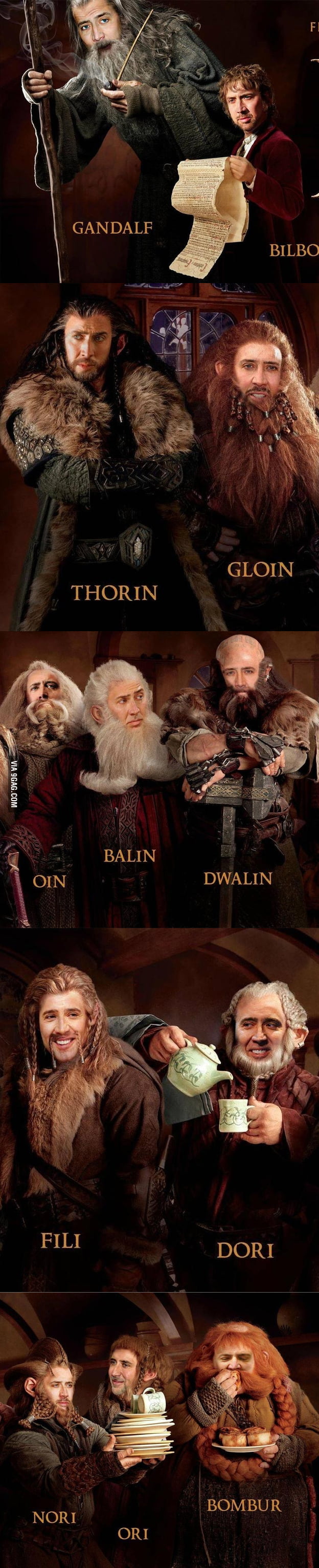 Guess who gets the Oscar for the best role in 'The Hobbit' - 9GAG