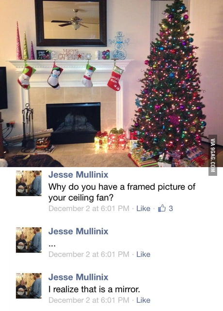 Why Do You Have A Framed Picture Of Your Ceiling Fan 9gag