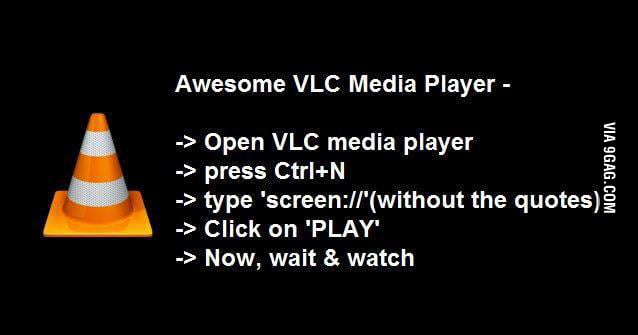 Awesome VLC media player trick - 9GAG