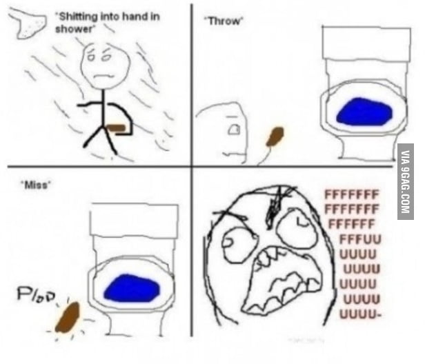 "THROW" BACK FRIDAY POOP THROWING GUY 9GAG