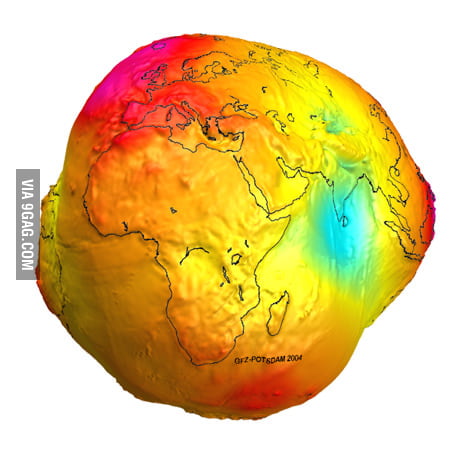 How Earth actually looks like without water - 9GAG