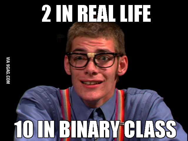 10 In Binary - 9GAG