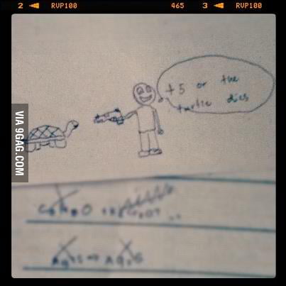 POOR TURTLE - 9GAG