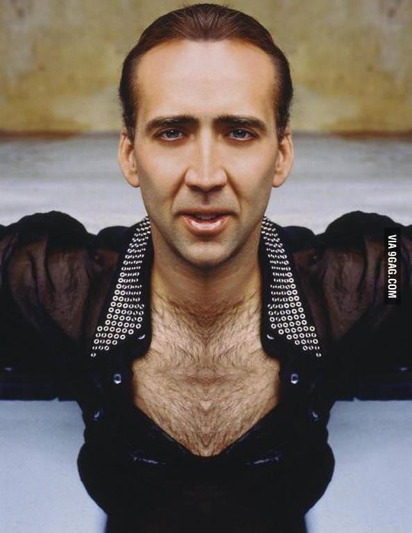 Photoshop Level: Nicolas Cage - 9GAG
