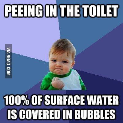 I can't be the only one who tries to do this when I pee.