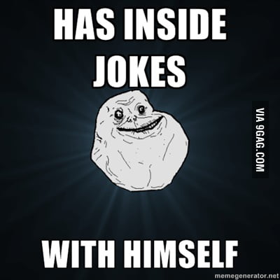Forever alone level : OVER 9000! - 9GAG