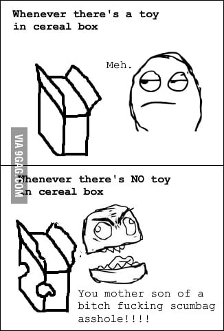 Cereal rage - 9GAG