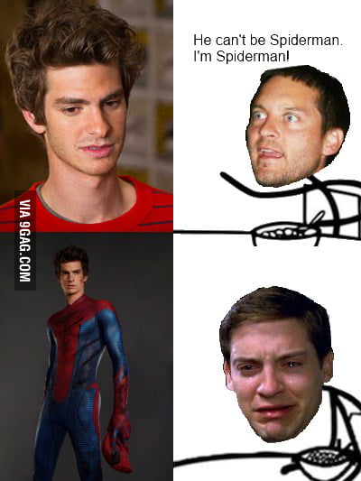 Tobey Maguire reacts... - 9GAG