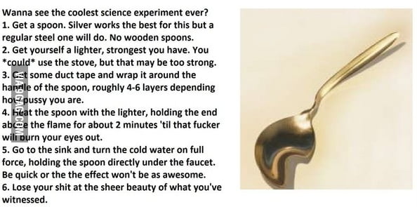 Cool Science Experiment - 9GAG