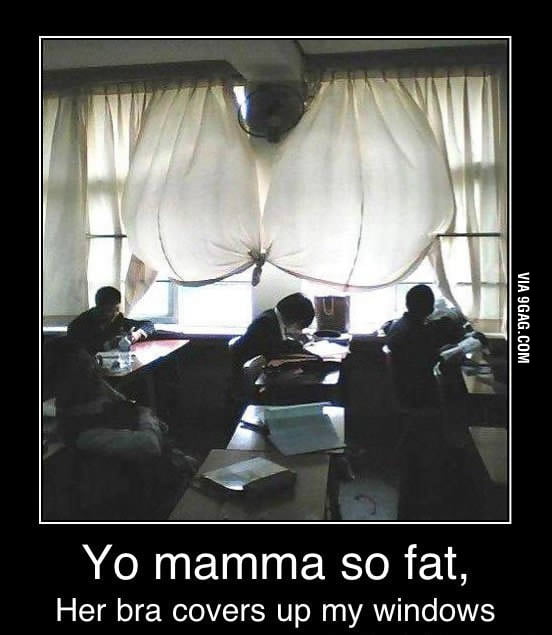 Yo Mamma So Fat 9gag