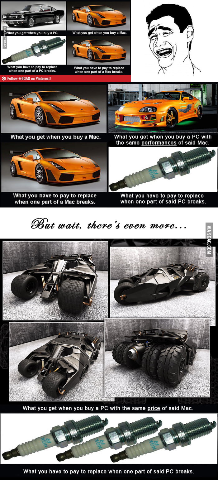 Re: A crucial difference between PC and Mac. - 9GAG