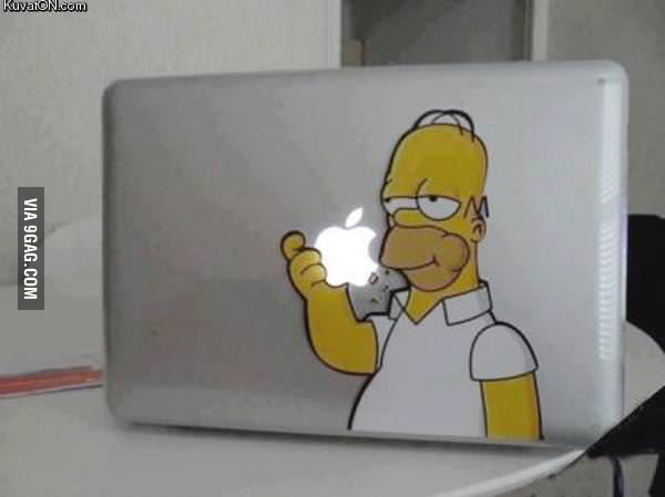 Simpsons Apple macbook - 9GAG