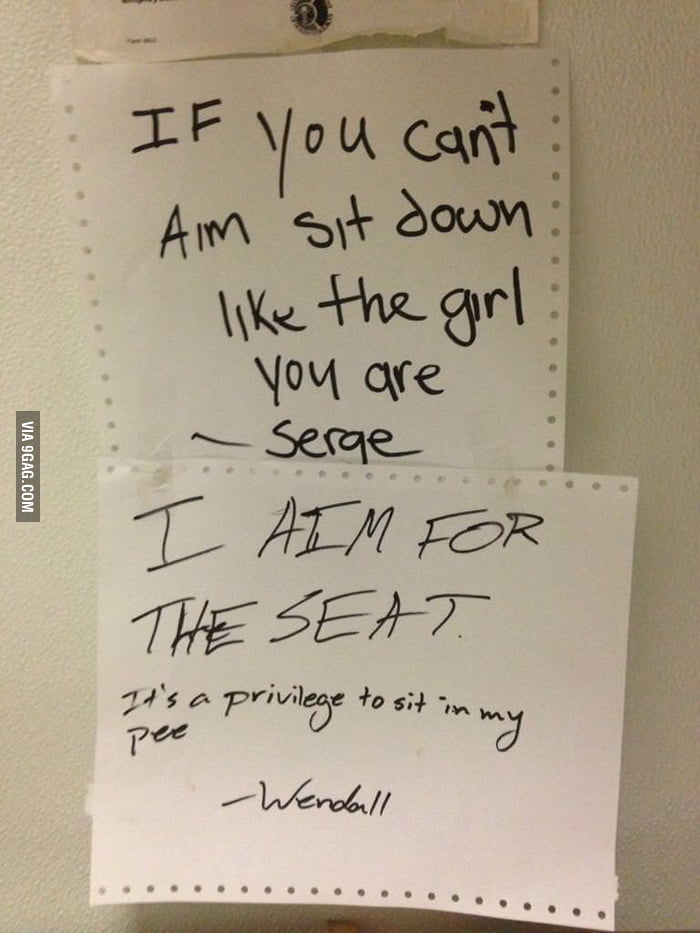 Things get dicey with the toilet at work - 9GAG