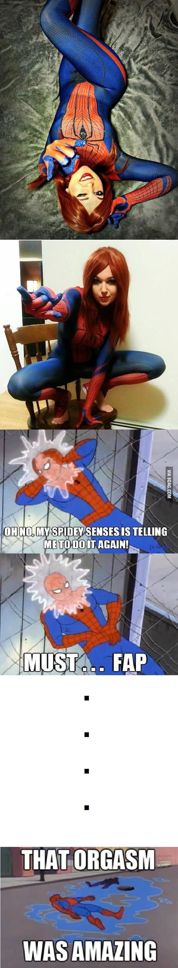 Just Spiderman Being Horny 9GAG