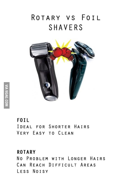 Rotary vs Foil Shavers 9GAG