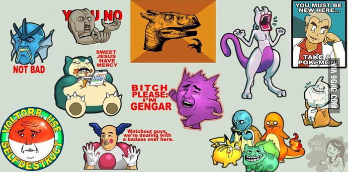 Pokemon Rage Faces - 9GAG