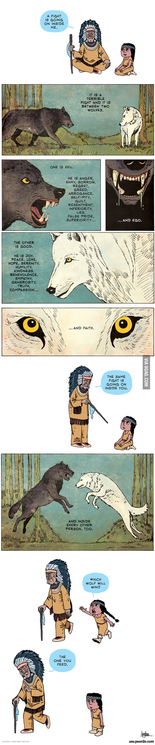 A tale of wolves - 9GAG