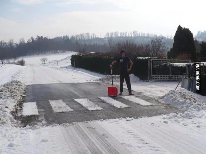What a pedestrian!