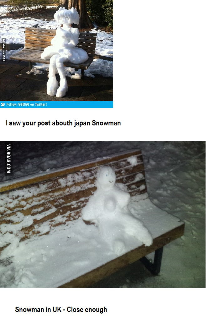 Uk Snowman 9gag