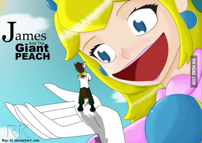 38 points - Just James Mccloud and a giant princess peach - 9GAG has the be...