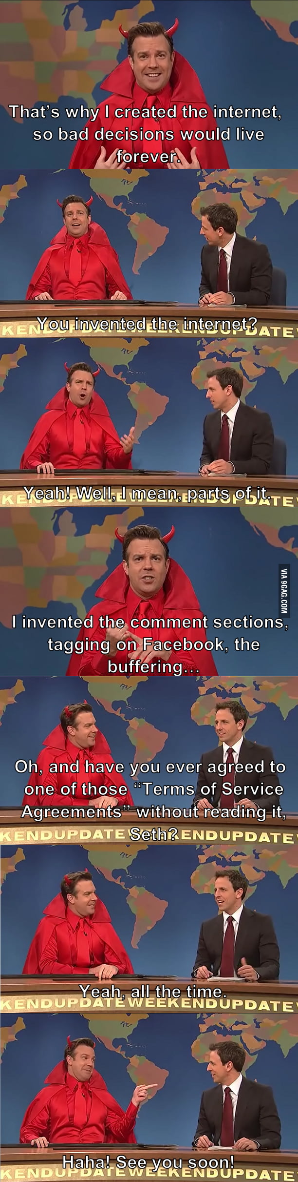 The Devil and the internet - 9GAG