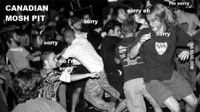 Sorry, eh?