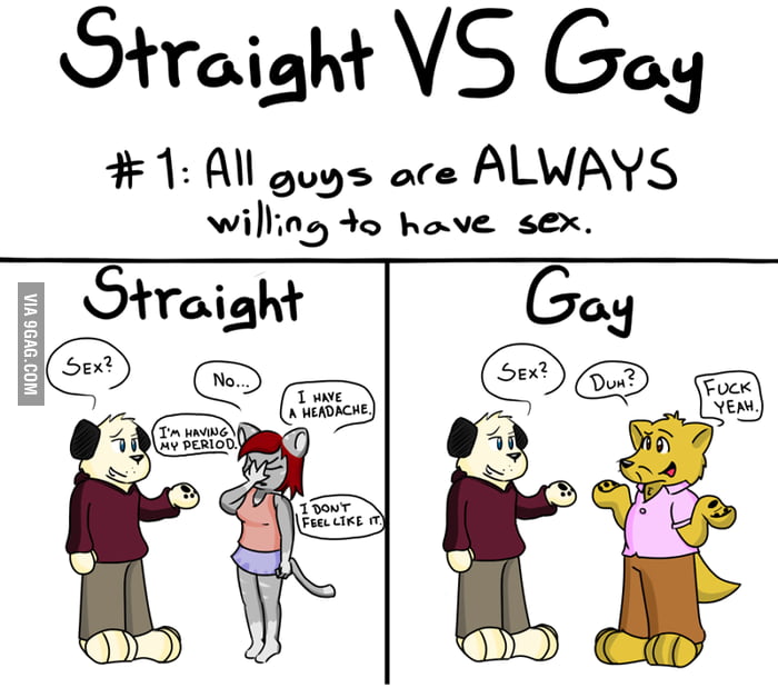 Straight Vs Gay 9gag