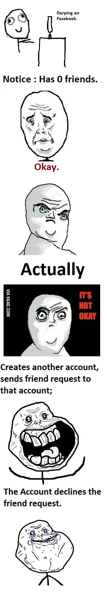 Forever Alone Lvl : Impossibru - 9GAG